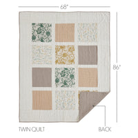 Thumbnail for Dorset Twin Quilt 68Wx86L VHC Brands