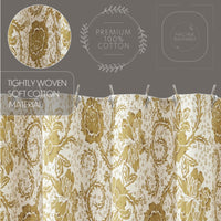 Thumbnail for Dorset Gold Floral Shower Curtain 72