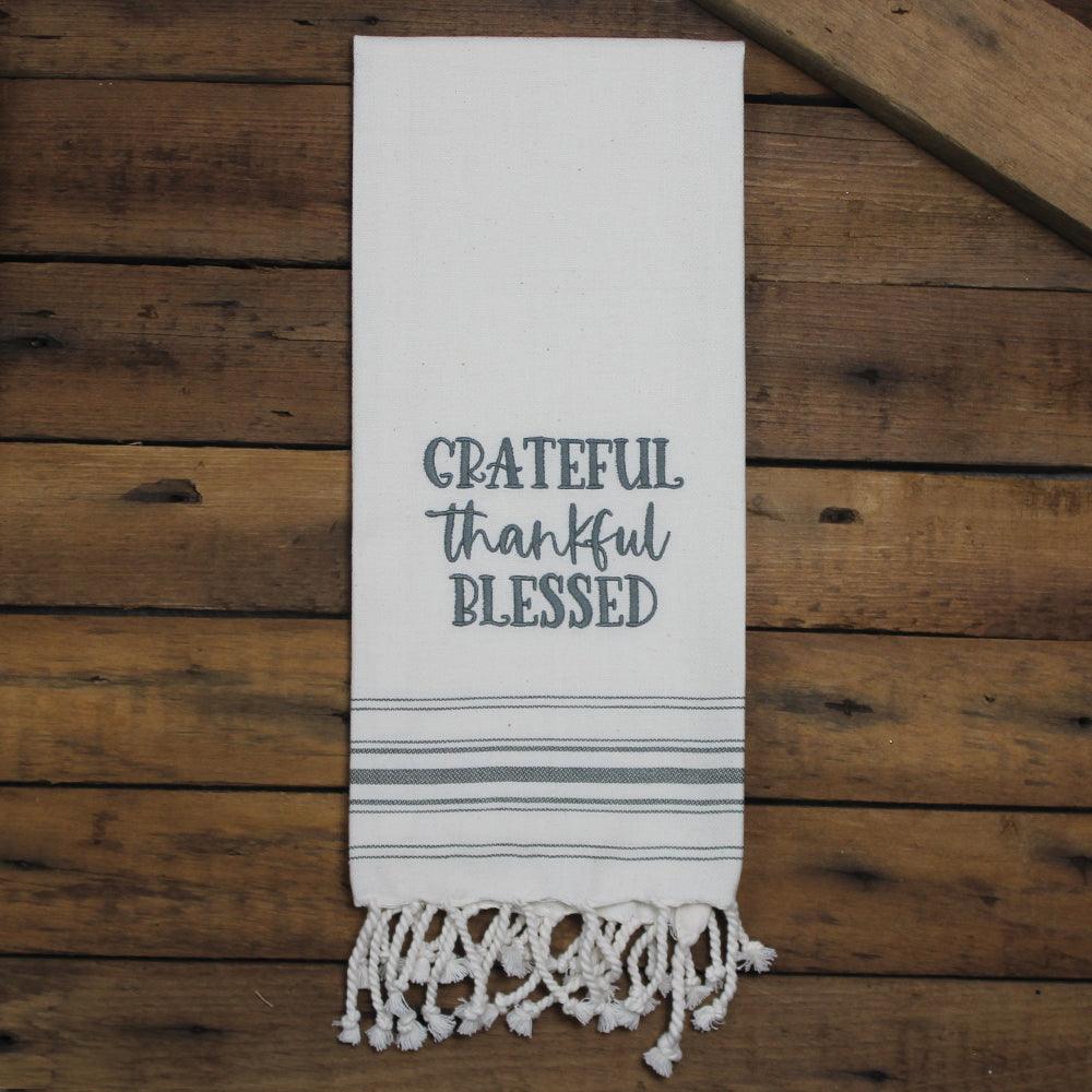 Grateful Thankful Blessed Set of two ET000001 - The Fox Decor