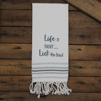 Life is short..Lick the bowl Set of two ET000004 - The Fox Decor