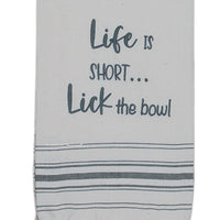 Life is short..Lick the bowl Set of two ET000004 - The Fox Decor