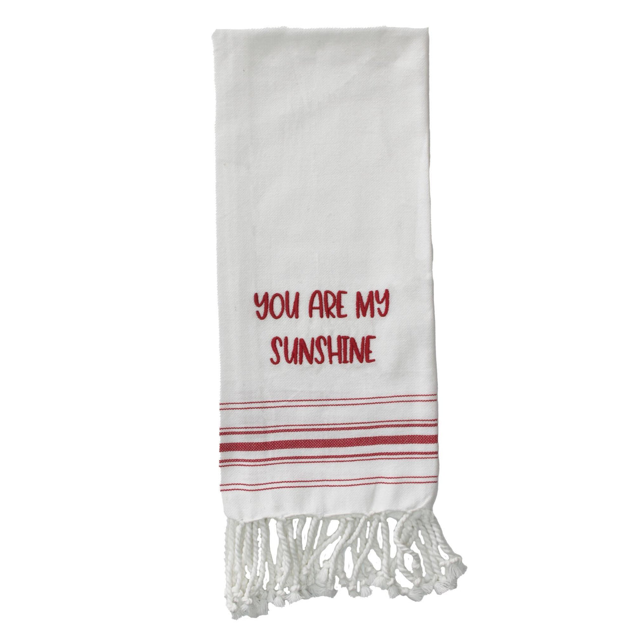 Red You are my Sunshine Towel ET000021 - The Fox Decor