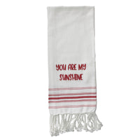 Red You are my Sunshine Towel ET000021 - The Fox Decor