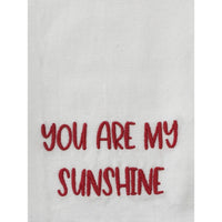 Red You are my Sunshine Towel ET000021 - The Fox Decor