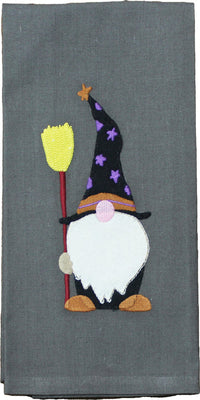 Thumbnail for Halloween Gnomes Gray towel  - Interiors by Elizabeth
