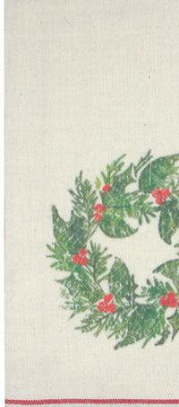 Thumbnail for Holiday Grain Sack Cream, Red, Grn towel ET064020