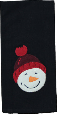 Thumbnail for Snowman   Black towel  - Interiors by Elizabeth
