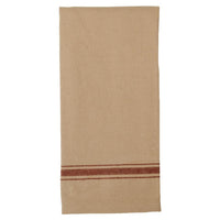 Grain Sack Barn Red Grain Sack Stripe Barn Red Towel Set Of Two ET164017 - The Fox Decor