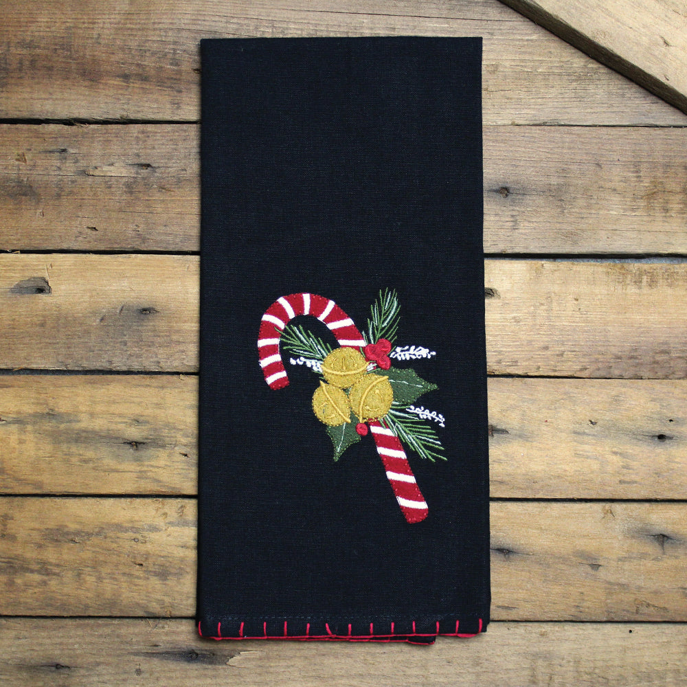 Candy Canes Towel - Interiors by Elizabeth