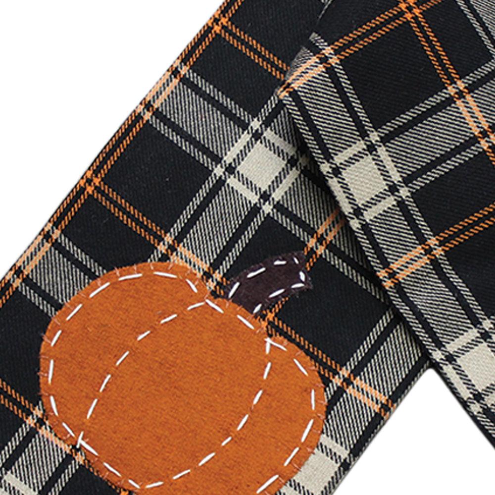 2 in 1 Primitive Fall Plaid Pumpkin Boo Towel Set of two ET220016 - The Fox Decor