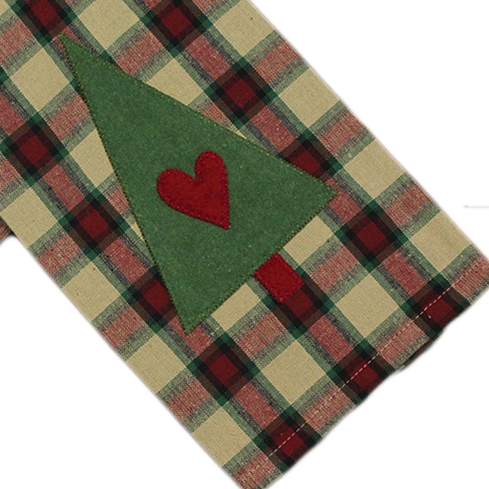 2 in 1 Winterberry Tree, Snowman Face Towel Set of two ET220022 - The Fox Decor