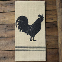 Thumbnail for Farmhouse Rooster Oat Towel - Interiors by Elizabeth