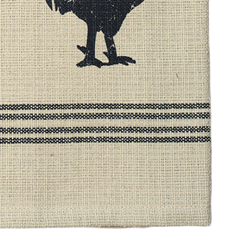 Farmhouse Rooster - Oat Set of two ET550023