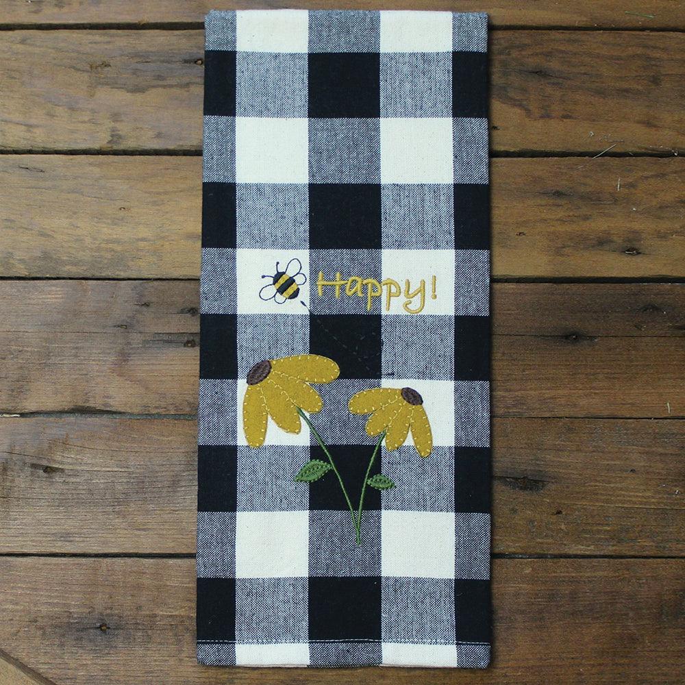 Bee Happy Towel Towel - Interiors by Elizabeth