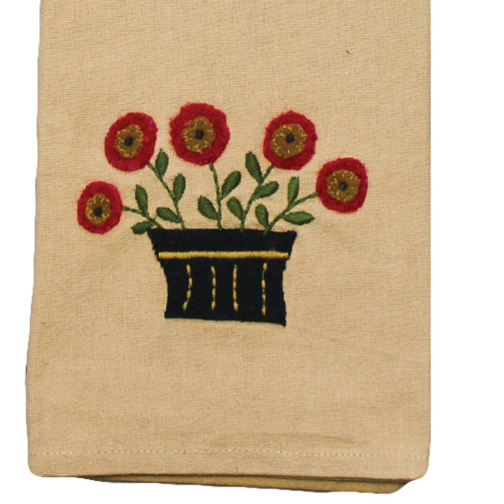 Folk Flower Basket Set of two ET750003 - The Fox Decor