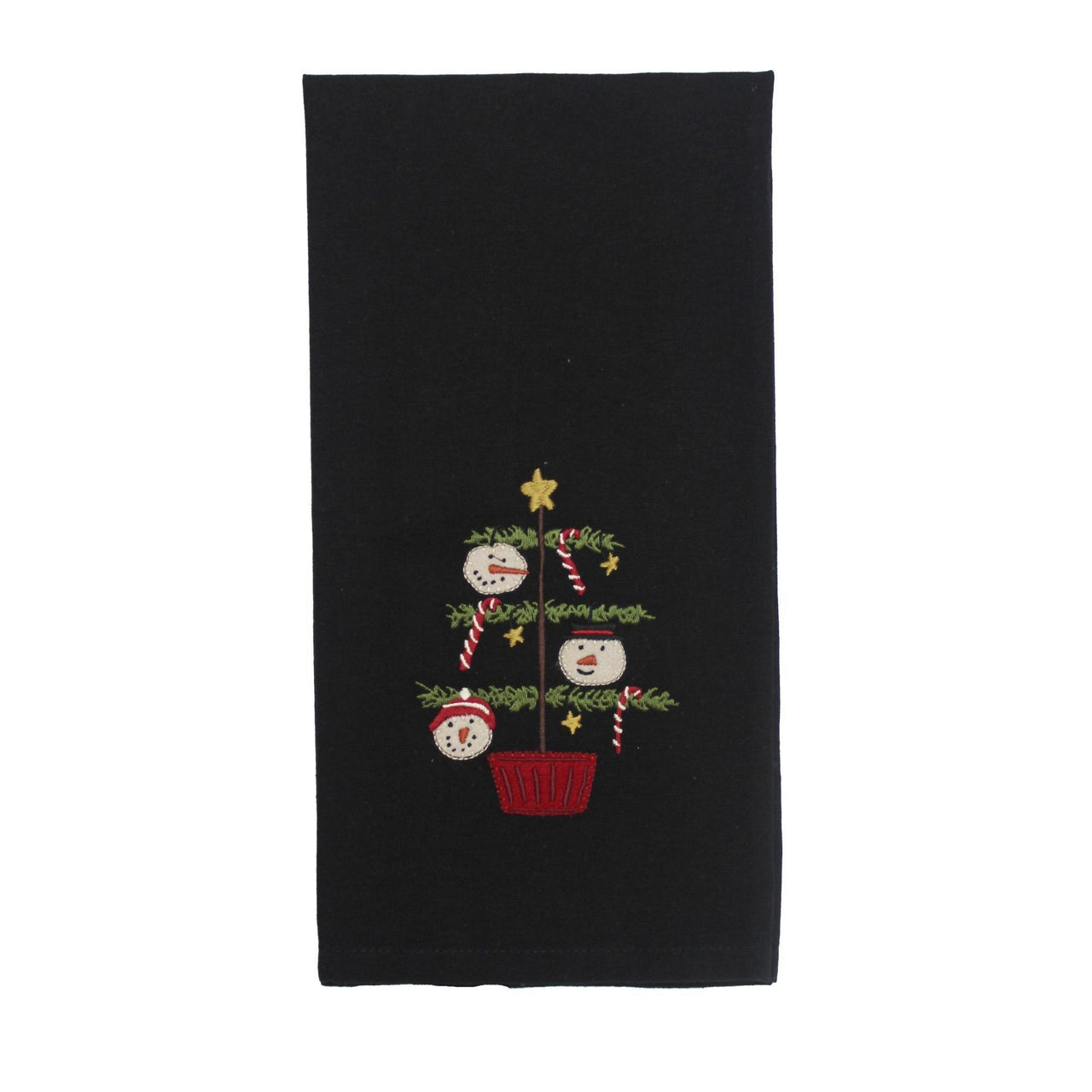 C Snowmen Fun Tree Towel - Interiors by Elizabeth