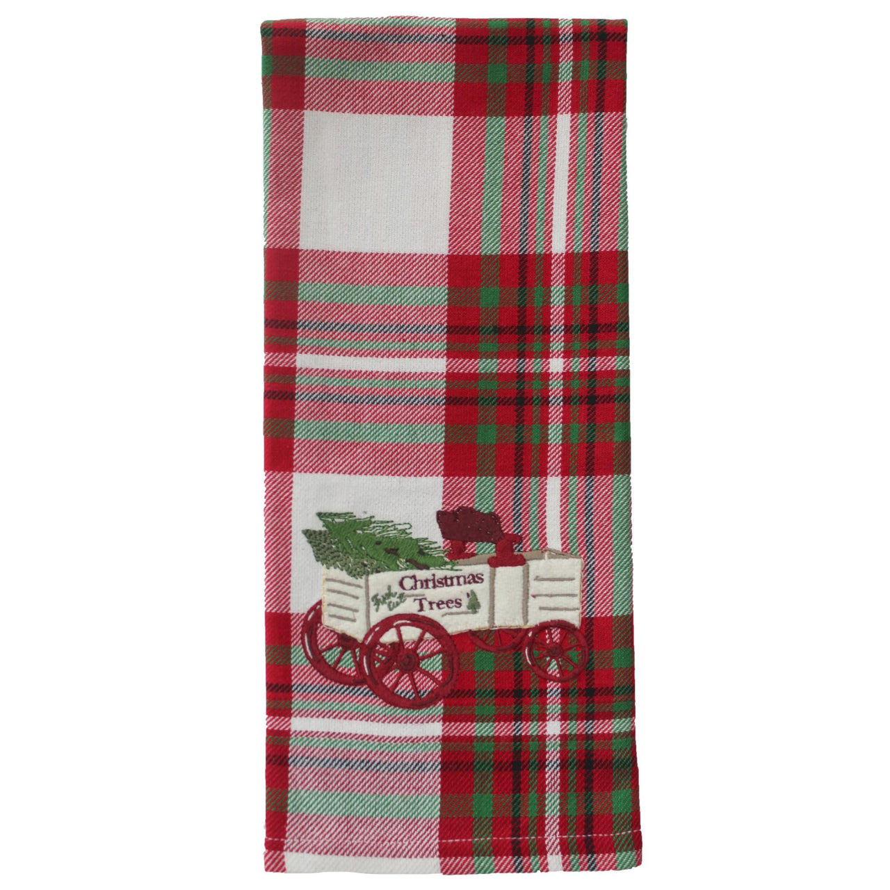 C Tree Farm Wagon Towel - Interiors by Elizabeth