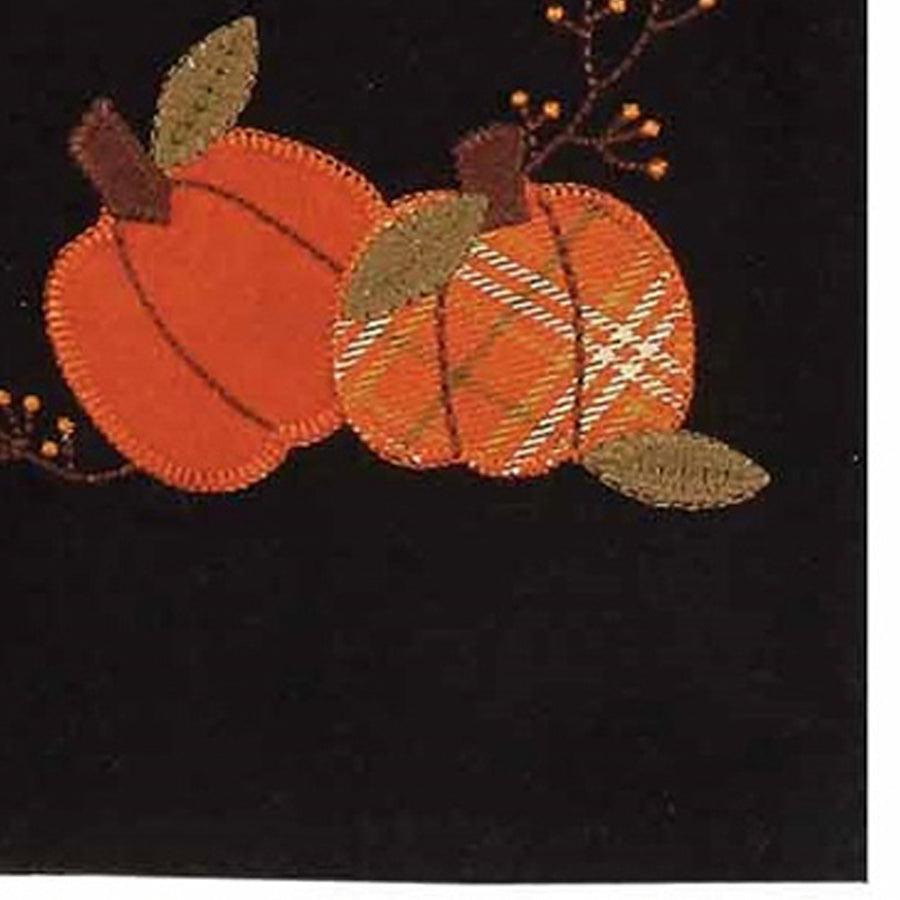Pumpkin Thyme Towel Black Set Of Two ETAR00E1 - The Fox Decor