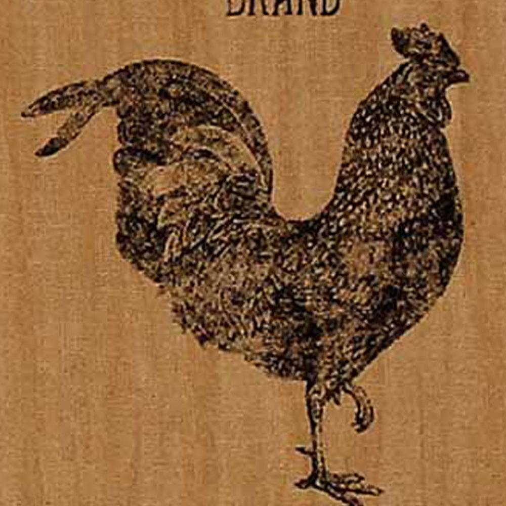 Tea Dyed Rooster Brand Towel Set Of Two ETBJ0013 - The Fox Decor