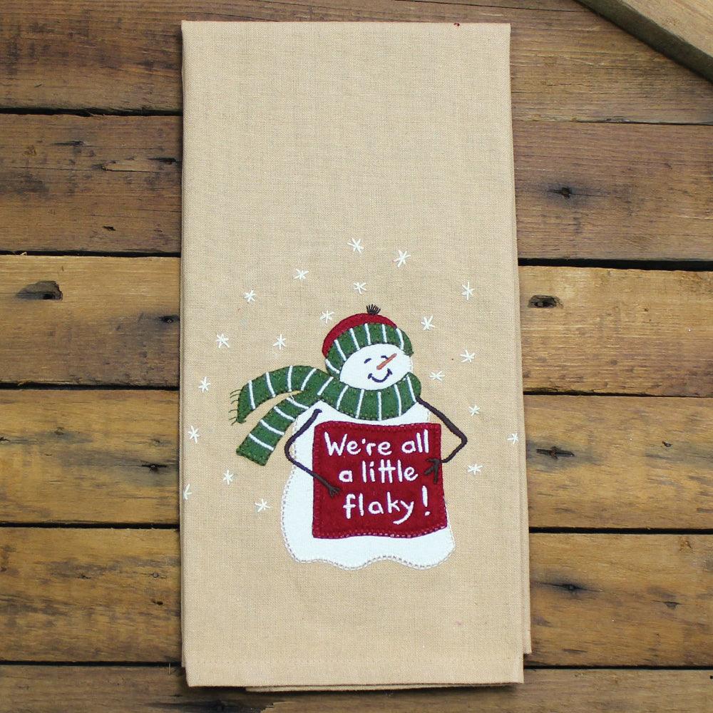 We're all a little flaky Towel Set of two ETGD7400 - The Fox Decor