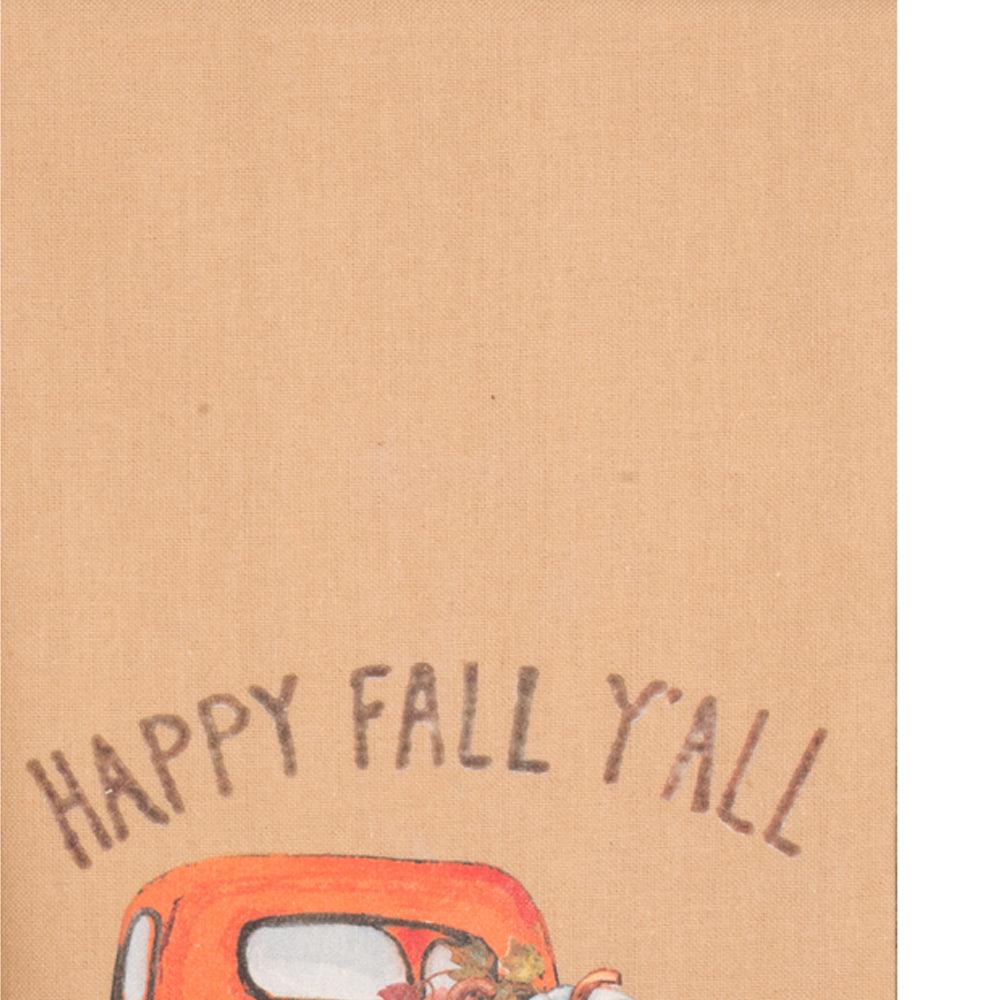 Happy Fall Y'All Truck Towel Set of two ETKH0312 - The Fox Decor