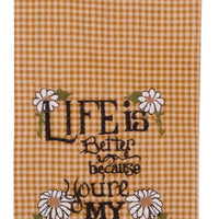 Thumbnail for Nutmeg Mustard Life Is Better Towel Set Of Two ETMM0006 - The Fox Decor