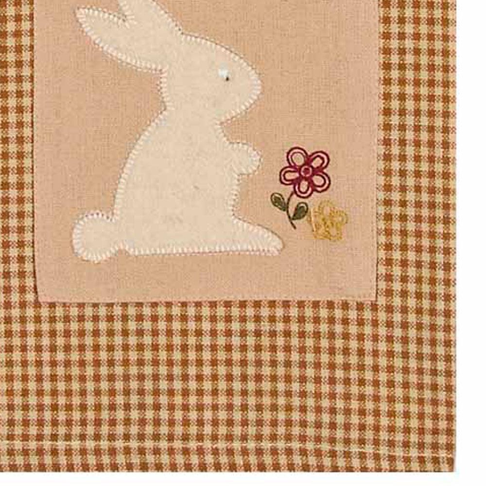 Nutmeg Easter Bunny Towel Set Of Two ETPV0005 - The Fox Decor