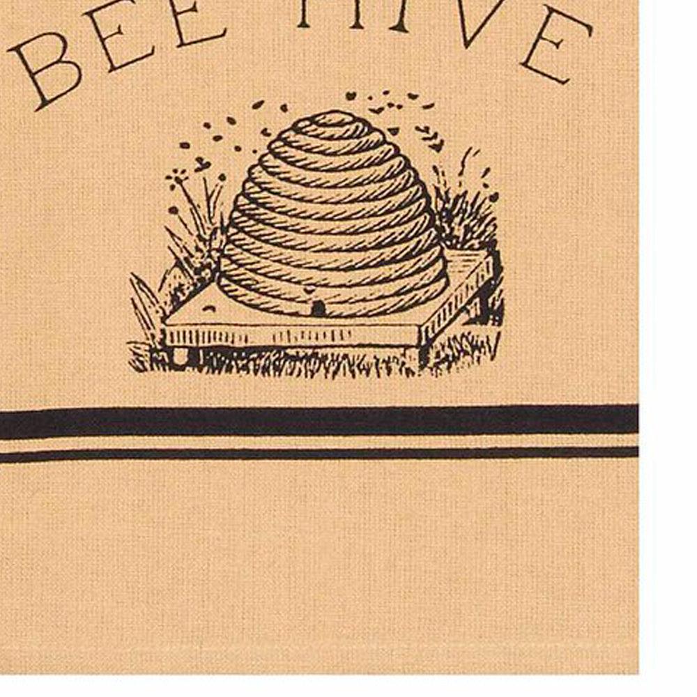 Nutmeg Bee Hive Towel Set Of Two ETRE0015 - The Fox Decor