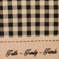 Black Nutmeg Faith Family Friends Towel Set Of Two ETRE0208 - The Fox Decor