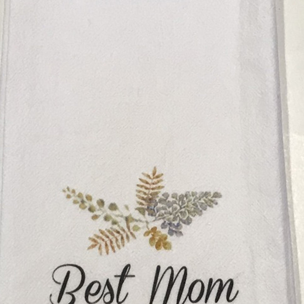 Best Mom Ever 18" X 28" White Set Of 2 ETRE0228 - The Fox Decor