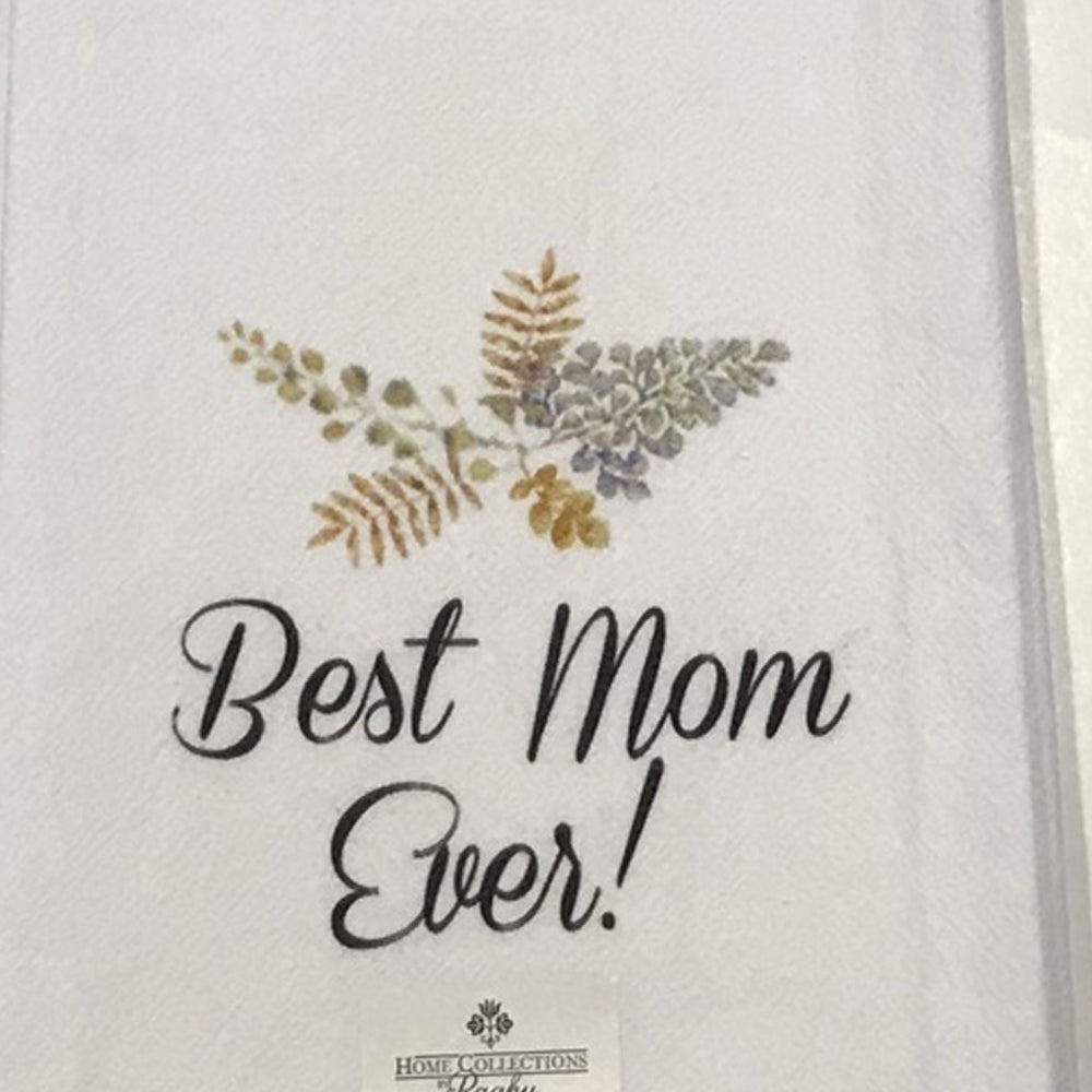 Best Mom Ever 18" X 28" White Set Of 2 ETRE0228 - The Fox Decor