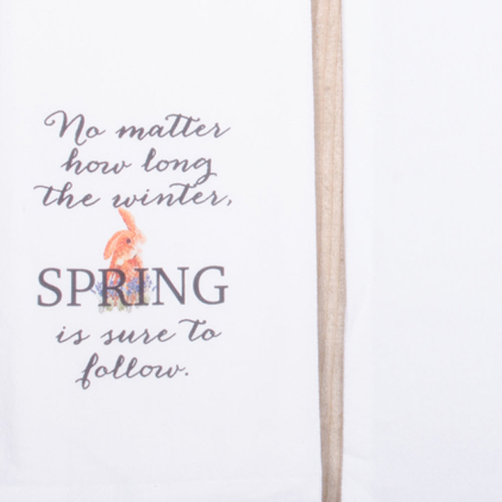 Spring Bunny 18" X 28" White Set Of 2 ETRE0263 - The Fox Decor
