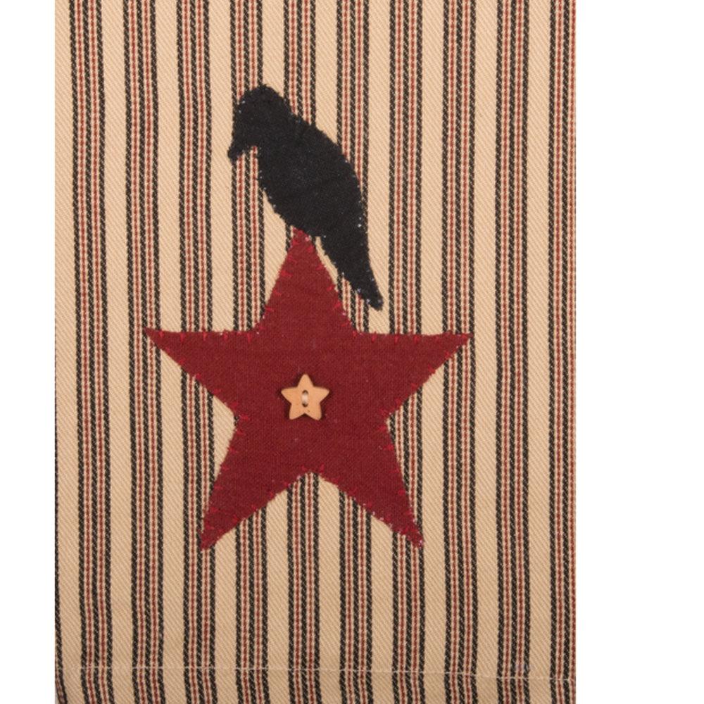 Crow And Gold Star Towel Set of two ETRE0305 - The Fox Decor