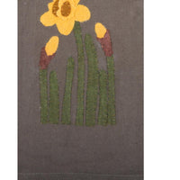 Grey Daffodil Towel Set of two ETRE0310 - The Fox Decor
