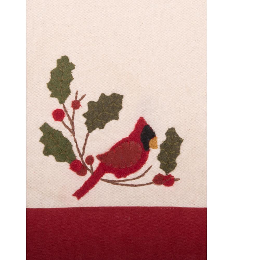 Cardinal Holly Towel Set of two ETRE0333 - The Fox Decor