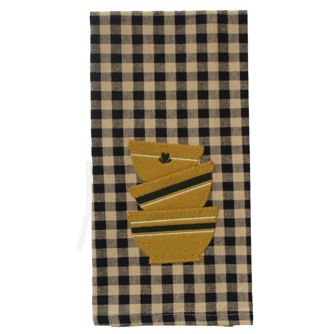 Stack of Yellowware Towel ETRM0036 - The Fox Decor