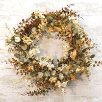 Thumbnail for Mixed Cream Fall Floral Wreath - The Fox Decor