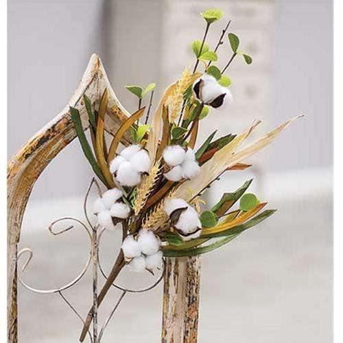 Wheat and Cotton Spray - The Fox Decor