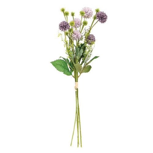 Purple Wildflower & Thistle Spray, 24"