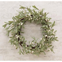 Thumbnail for Glittered Mistletoe Wreath