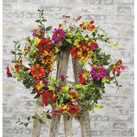 Thumbnail for Summer Wildflower Twig Wreath, 24