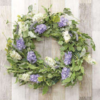 Thumbnail for Mixed Hyacinth & Lavender Wreath, 24