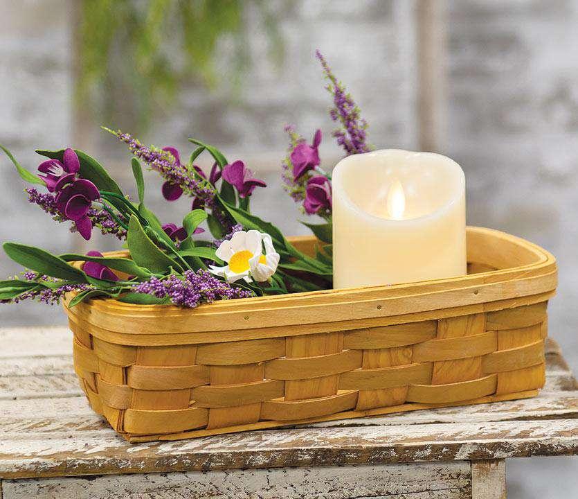 Long Country Basket set of 2 - The Fox Decor
