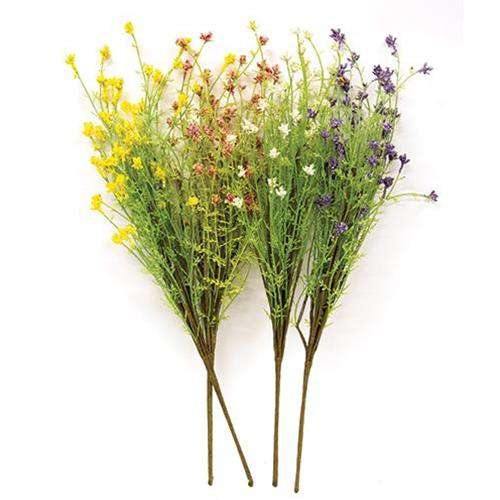 4/Set, Wispy Spring Flower Picks, 18" - The Fox Decor