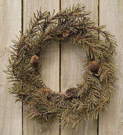 Country Pine Wreath, 12" - The Fox Decor