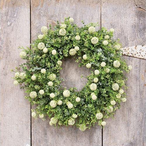 Garden Bliss Wreath, Cream - The Fox Decor