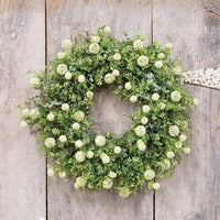 Thumbnail for Garden Bliss Wreath, Cream - The Fox Decor