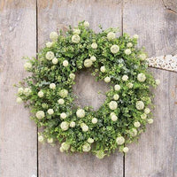 Thumbnail for Garden Bliss Wreath, Cream - The Fox Decor