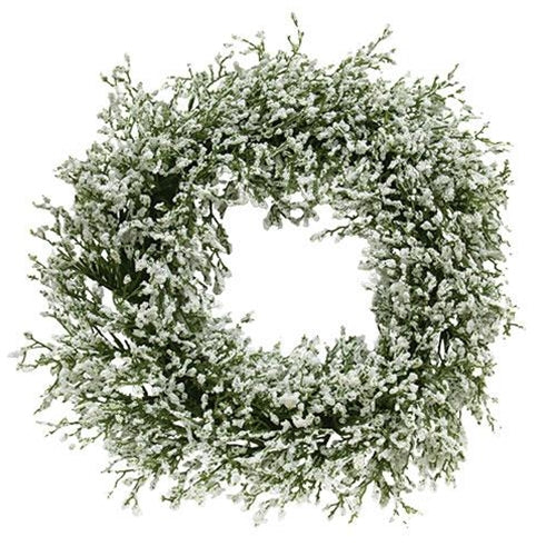 Array Astilbe Wreath, White, 20"