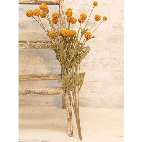 Fall Wind Dancer Bush, 23", Mustard - The Fox Decor